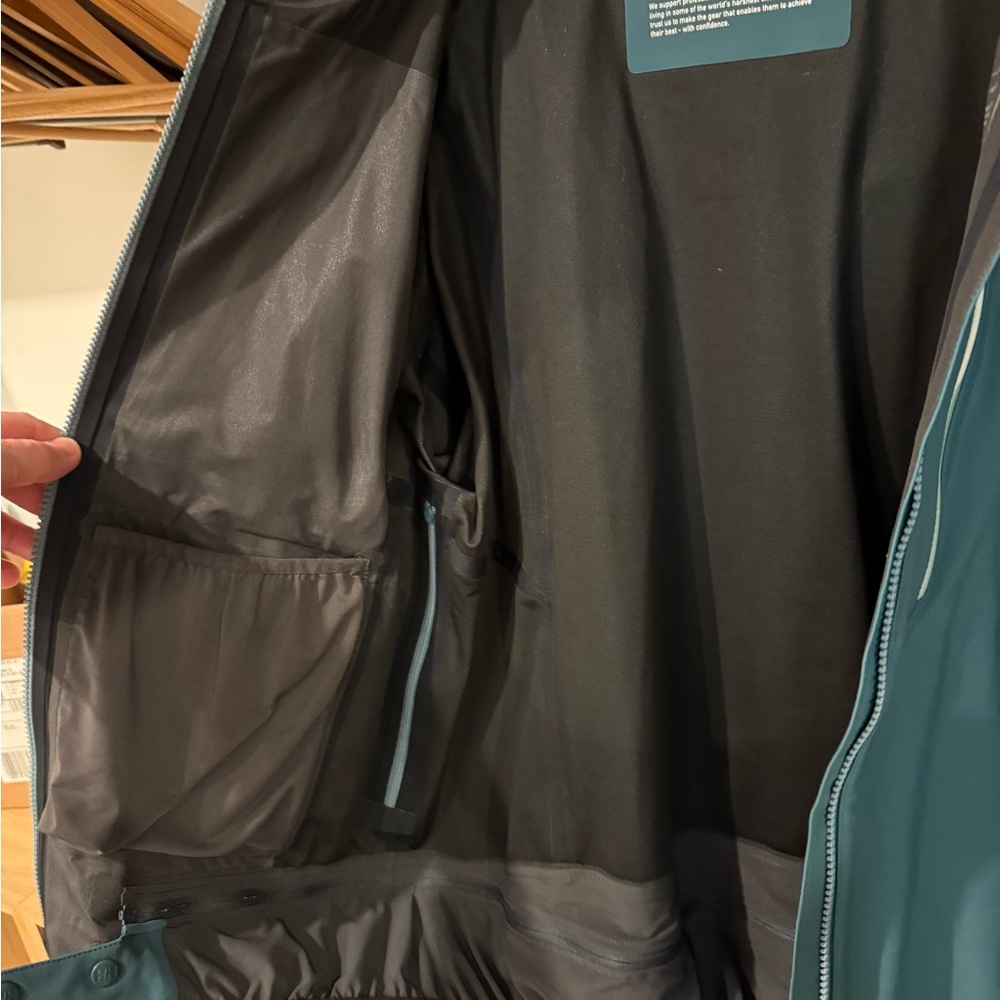 Men's Alpha Long Shell Ski Jacket - Dark Creek - Picture 5 of 5